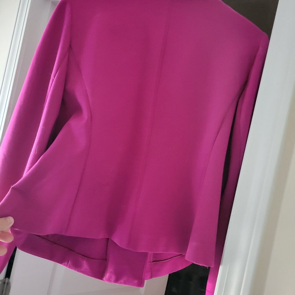Fusia,  double breasted zip blazer